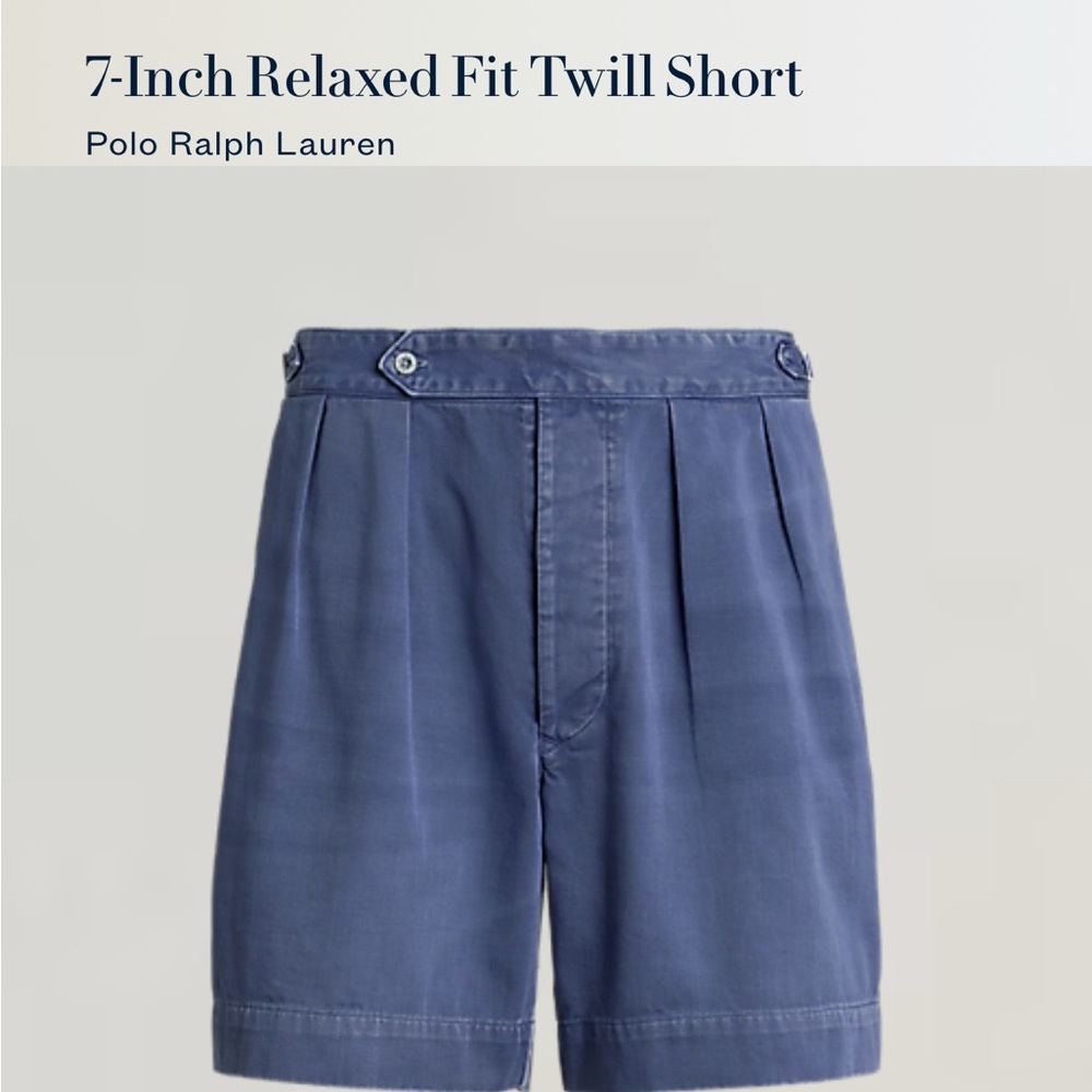 Polo Ralph Lauren Pleated Buckle Shorts - 38